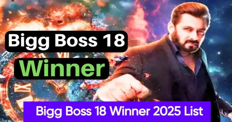 Bigg boss 18 Winner 2025 List