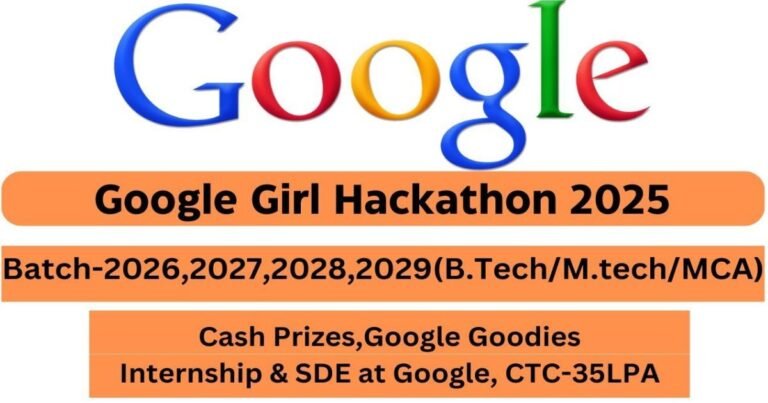 Google Girl Hackathon 2025 Registration