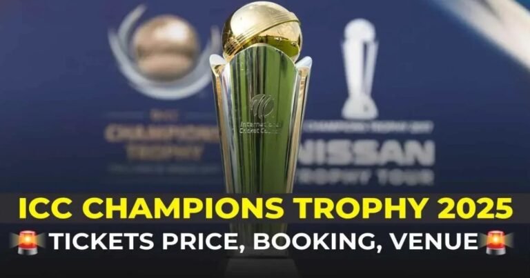 ICC Champions Trophy Dubai Tickets