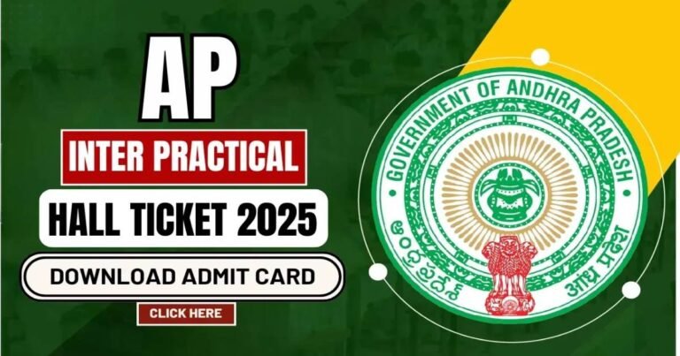AP Inter Practical Hall Ticket 2025