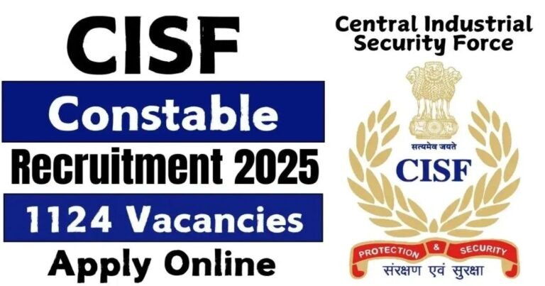 CISF Constable Recruitment 2025